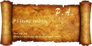 Pilnay Anita névjegykártya